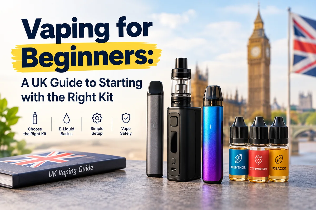Vaping for beginners UK guide to choosing the right pod kit